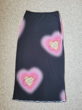 Anthropologie Resume Mesh Midi Skirt